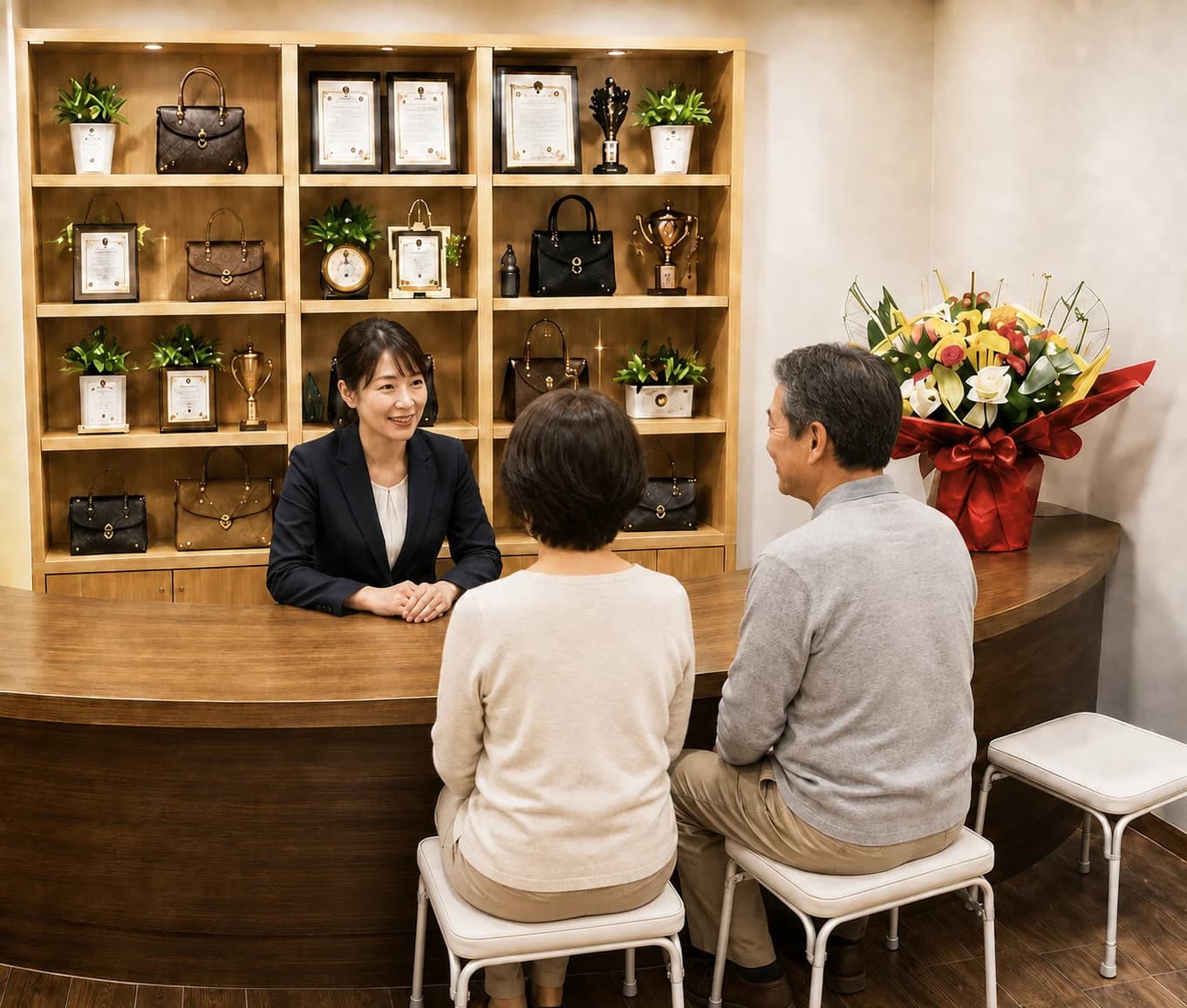 買取相談に来られたお客様
